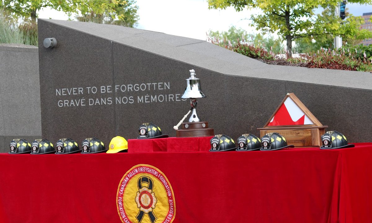 Firefighter Joseph McCabe, Toronto, ON , 13 April 1948
District Chief Gary Graham, Brock Township, ON , 13 April 1998

Gone but never forgotten… à jamais gravés dans nos mémoires.