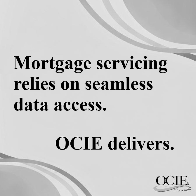 OCIEbyDSI's tweet photo. Mortgage servicing relies on seamless data access. OCIE delivers.

What can OCIE do for you?
https://t.co/tF9hsULhAo

#OCIE #MortgageServicing #ProcessImprovement #Performance https://t.co/AC76GwVyL6
