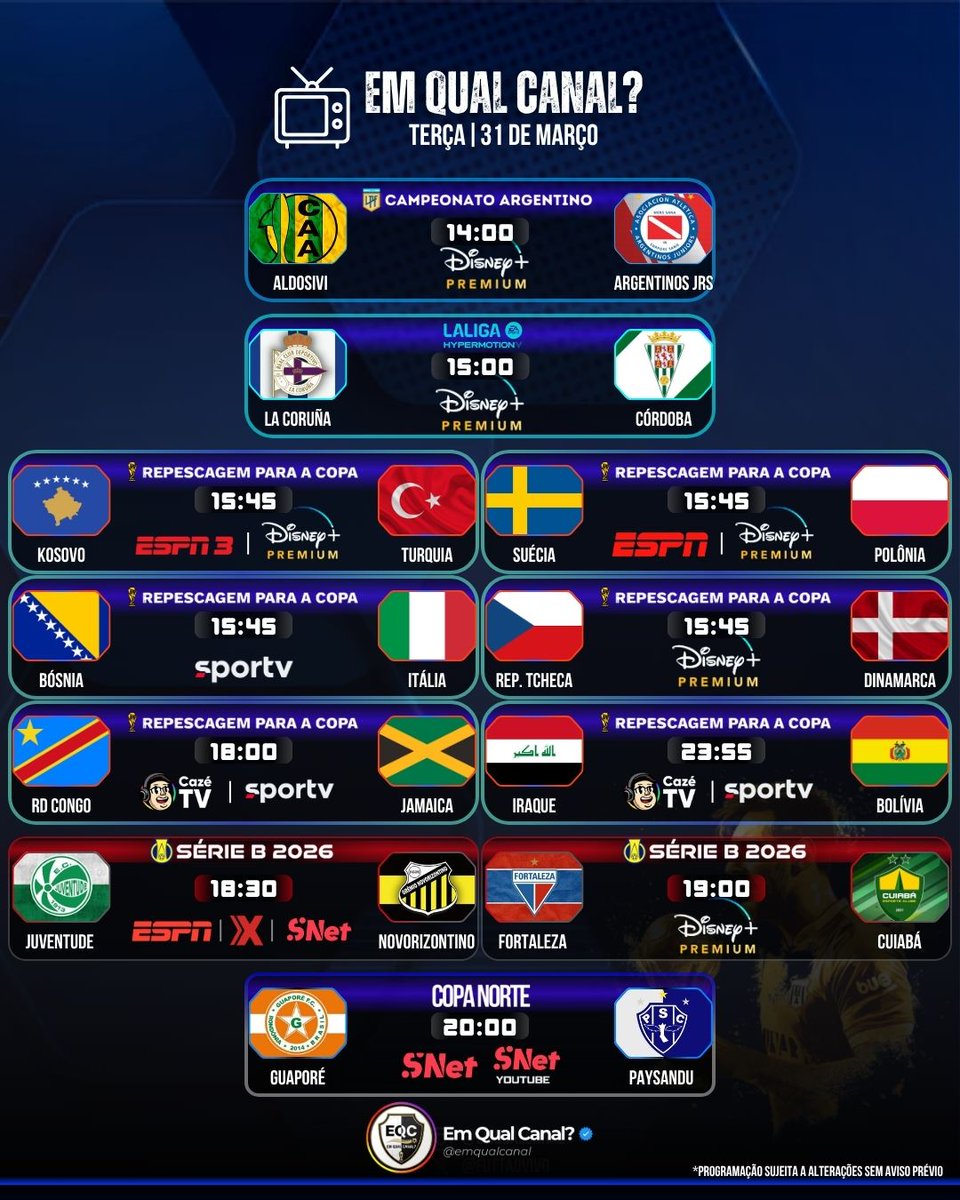 Em Qual Canal? tweet media