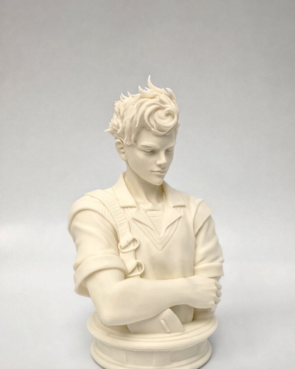 tprwrk's tweet photo. Experimenting in the lab, turning digital characters into real-world prints.

This one started in Phantasy Star Online 2: New Genesis and ended on my printer.

Should I start a series doing this?
#MakerLab #3DPrinting #BambuLab #MakerWorld #Design #PSO2NGS https://t.co/P5I5CzO1CR