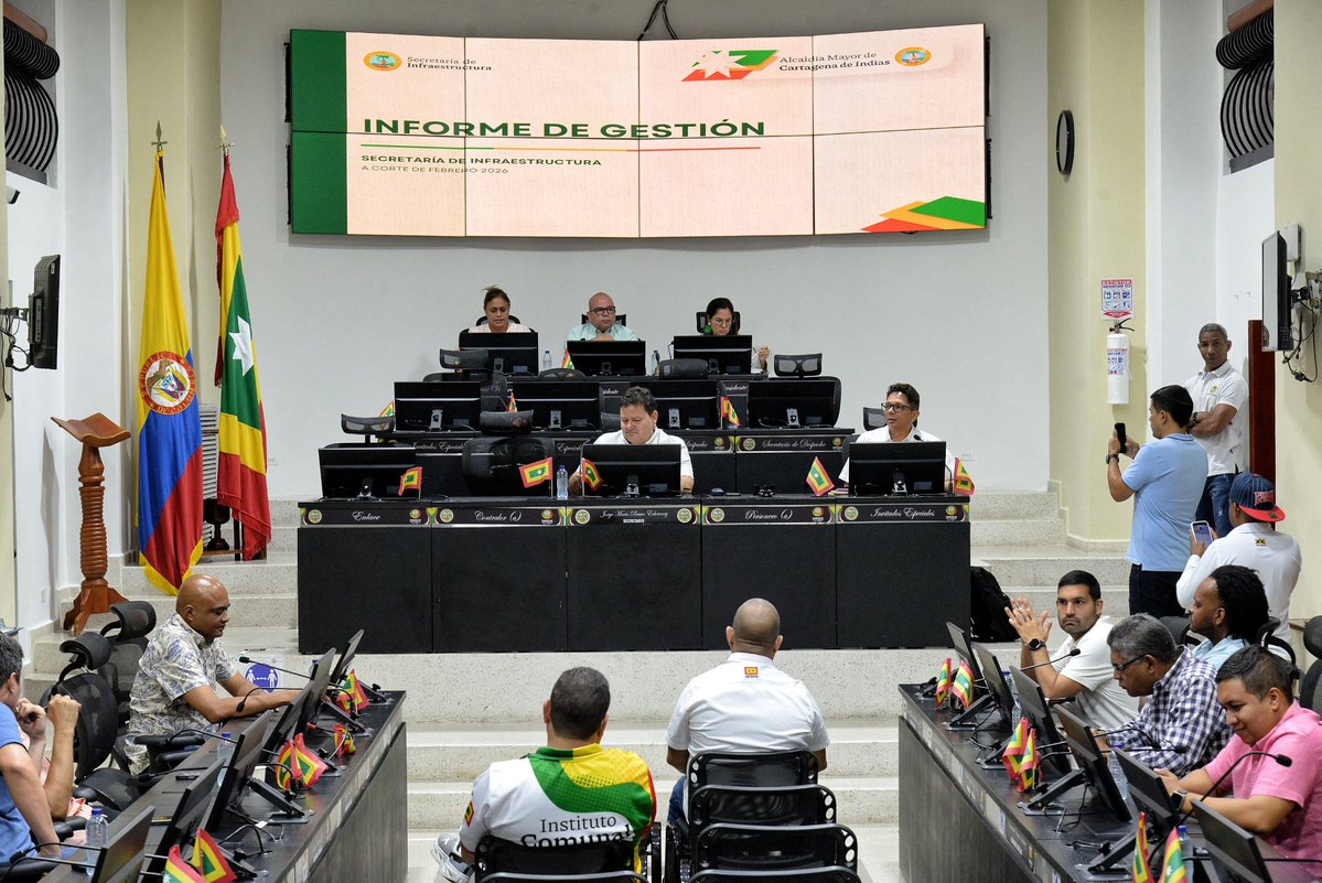 Secretaría de Infraestructura de Cartagena tweet media