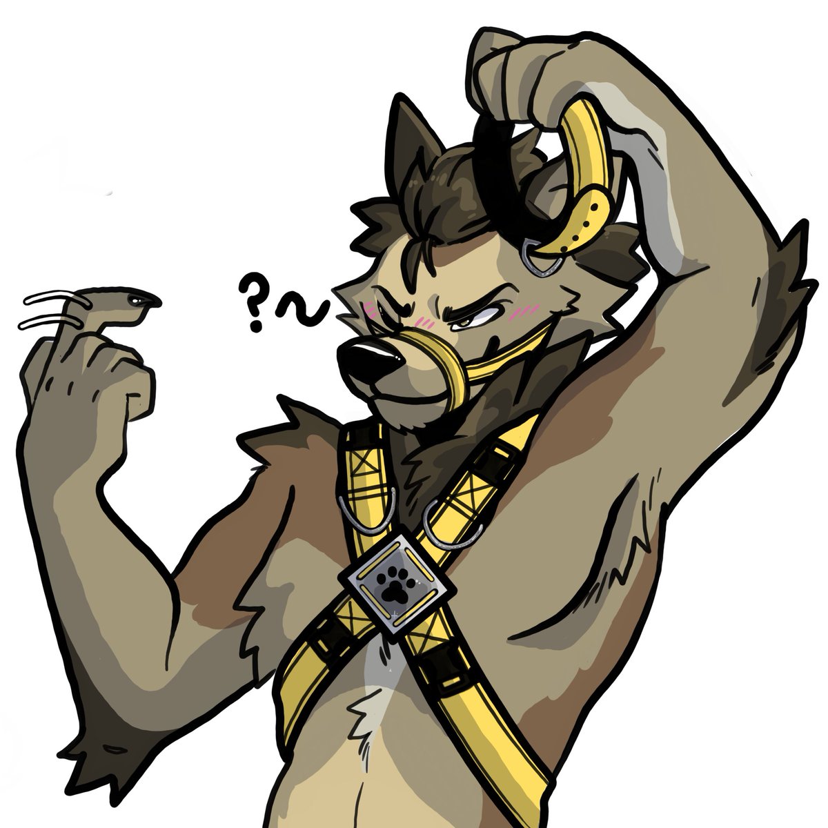 atherianthrope's tweet photo. #mARTch Day 30: Teasing some lovely art by @bvnnce! to get the week started🖼️✨🐺💦

* TW🔞: suggestive *

(would post the full thing here, but I hate how X does sensorship.😓However, you can see the full package on my Bsky: https://t.co/StXjacif3E)

#furry #furryart #furryfandom https://t.co/TYn7y9z0U7