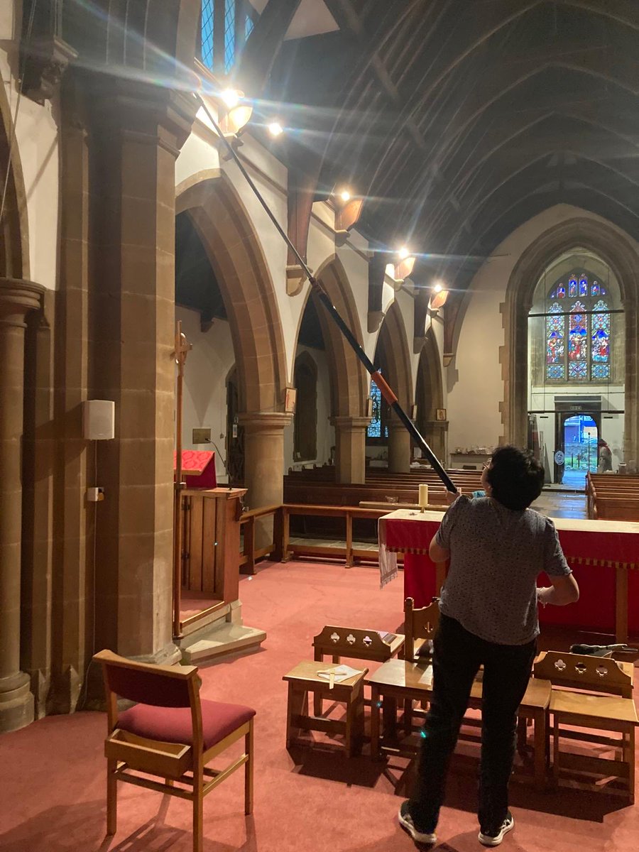 parishofheston's tweet image. A little behind-the-scenes as we get ready to celebrate Easter. Dusting off the high places, preparing the space, and making everything ready to welcome joy, hope, and new life. He is risen soon… 🌿💛 
#EasterPrep #ChurchLife #HolyWeek
