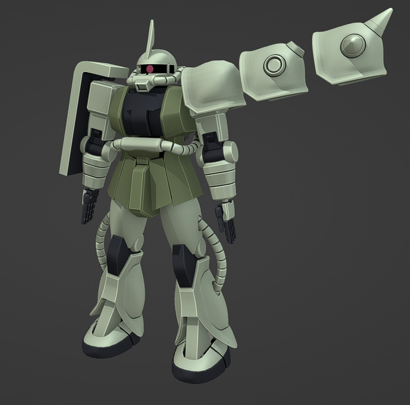 sumo47113's tweet photo. haven't been on in forever but been seeing america and japan post from others, so was thinking to share things from gundam I've been making, hope you like em, plan to get it working in arma one day, 3d print them as well. thanks #ChillYou for letting me focus #b3d #arma #gundam https://t.co/1FMI2nmDDH