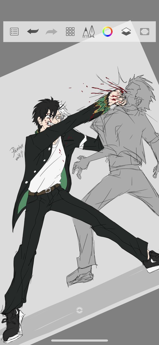 Very old sketch 

#sakuraharuka #WINDBREAKER