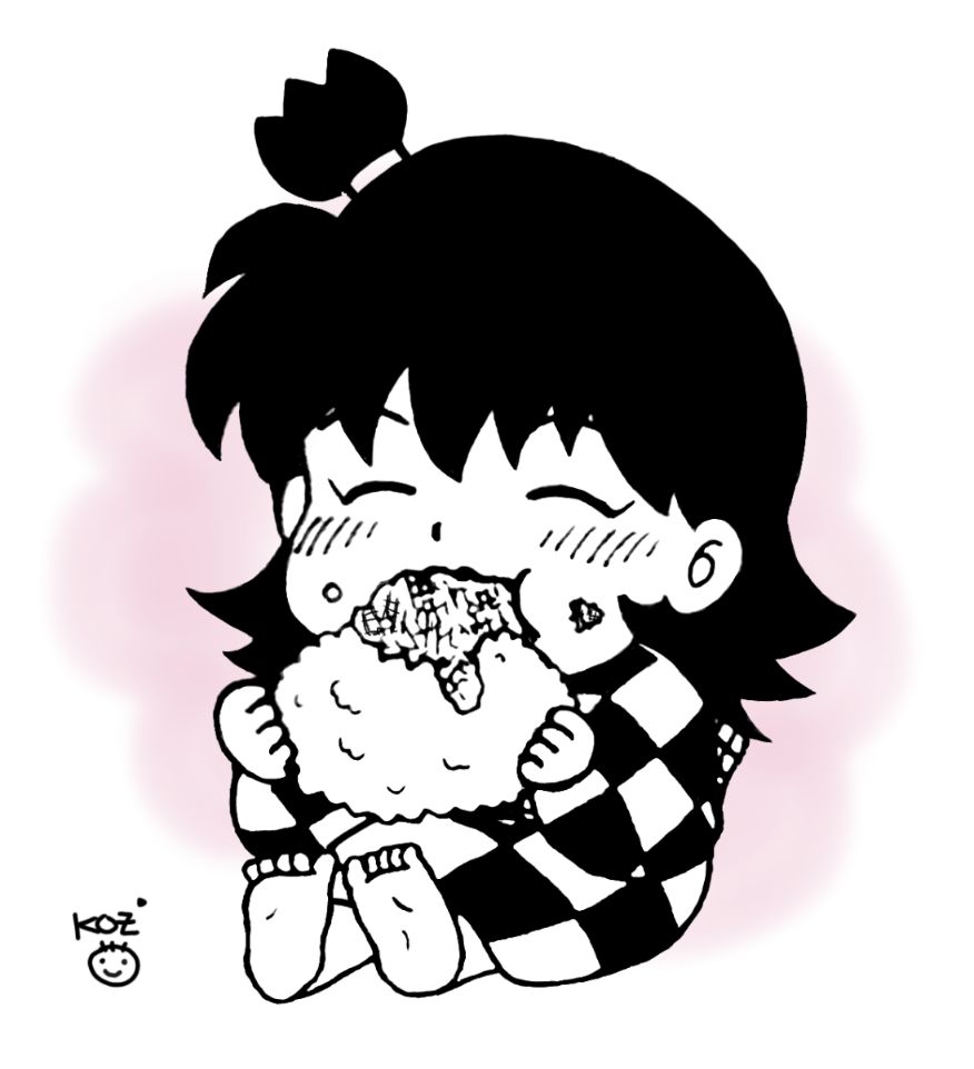 衝撃のグッズ情報が💥
でっかいおむすびを絶妙な角度で本当に嬉しそうに食べてて驚きです！
まるで私の願望がそこに…！良かったねぇりんちゃん🥹✨
でも何故か私にはあの顔が泣いているように見えます切ないです

おむすび美味しいねぇりんちゃん✨ おかか担当かな？