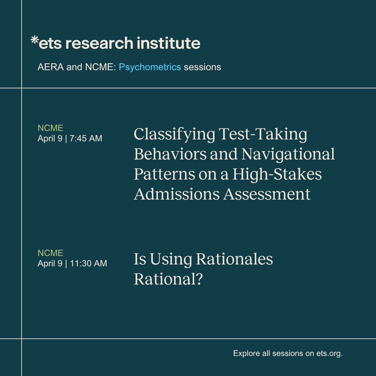 ETS Research Institute tweet media