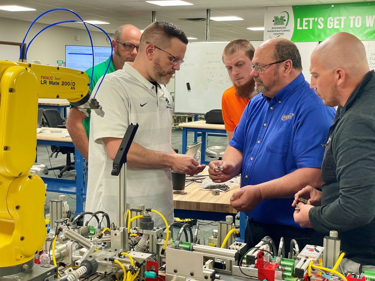Students in our Huntington career skills programs are on spring break this week, but that doesn’t mean learning stops at MAMC. Our Systems Maintenance, Automation &amp; Robotics Technology instructors have begun a week of professional development to remain ahead of the curve!