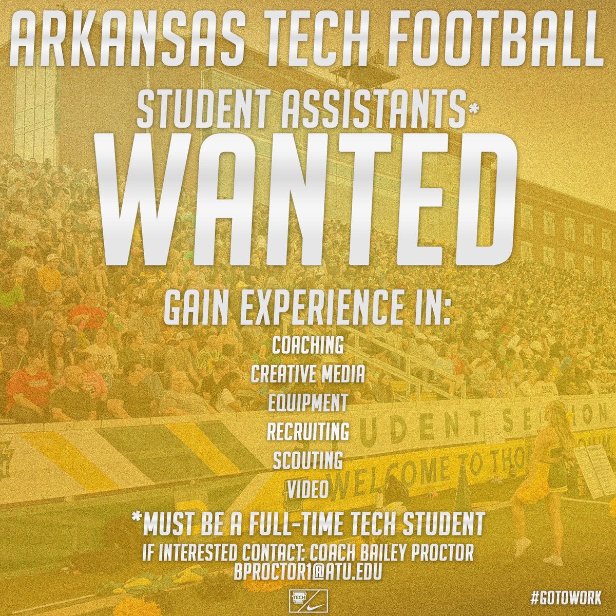 Arkansas Tech Football tweet media