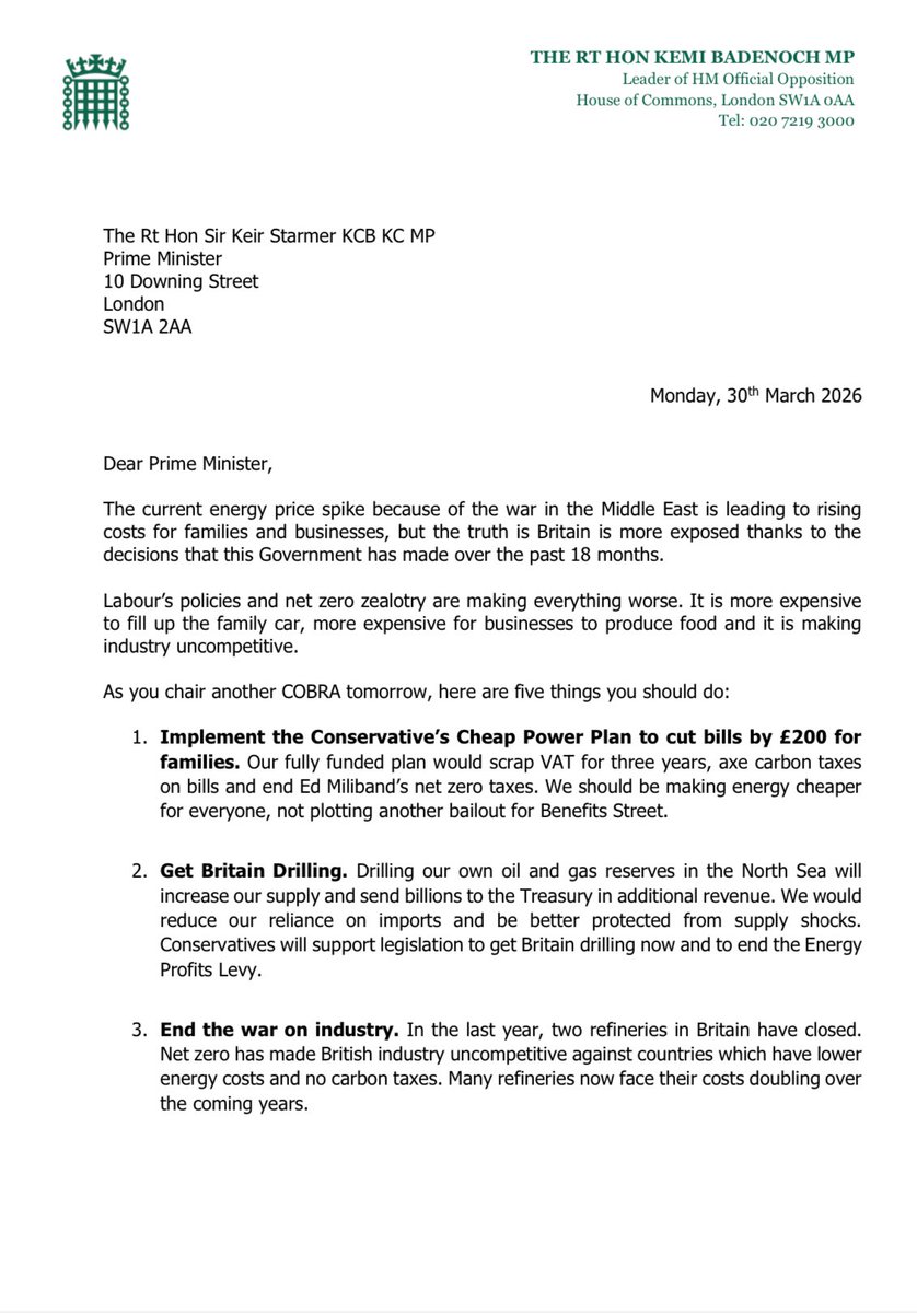 Kemi Badenoch tweet media