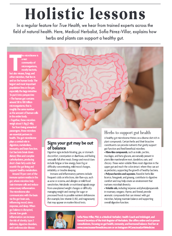 True Health magazine tweet media