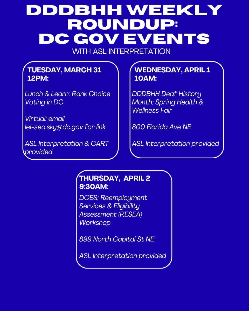 Division of Deaf, DeafBlind, Hard of Hearing tweet media