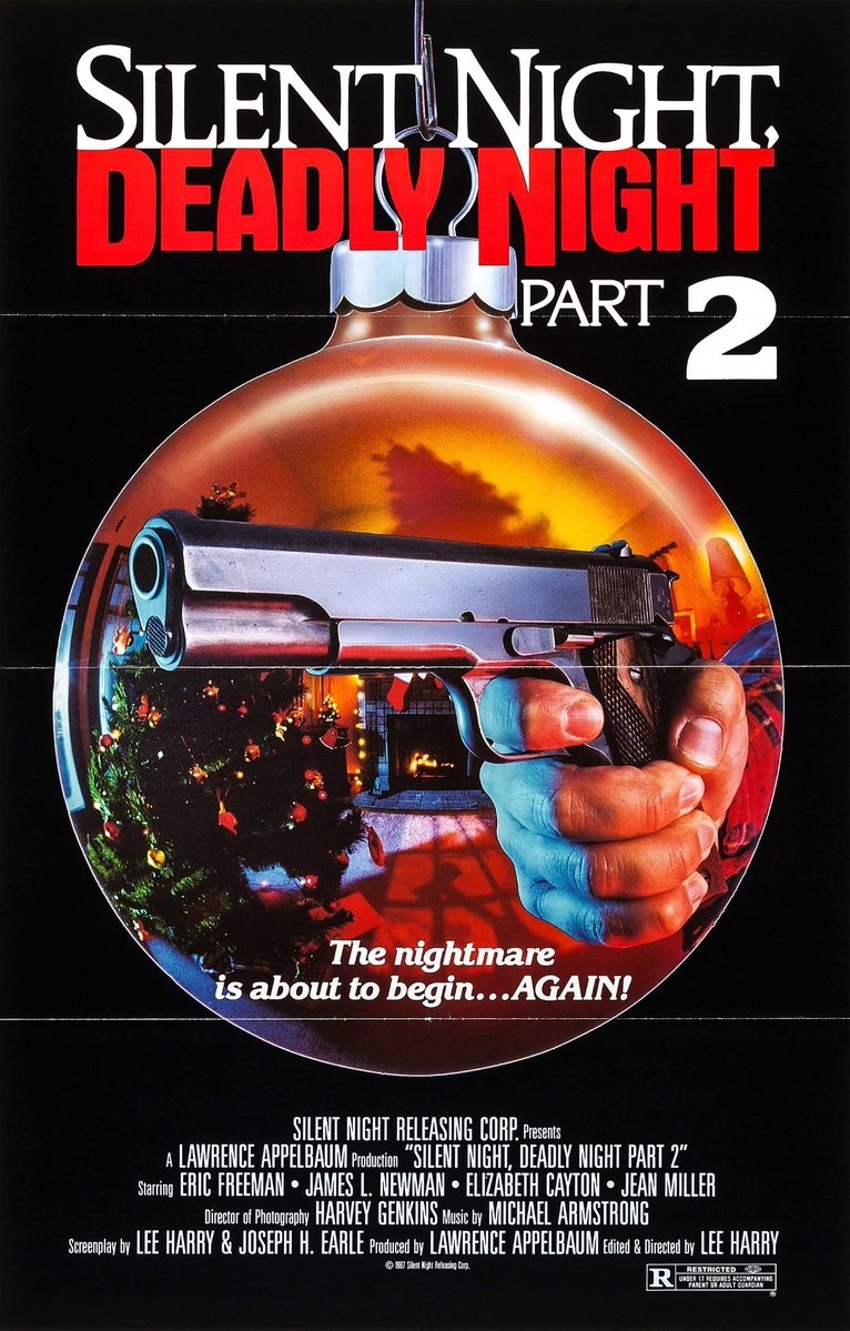 EugWSerra's tweet photo. On April 10, 1987, Silent Night, Deadly Night Part 2 was released. #SilentNightDeadlyNightPart2 #EricFreeman #JamesLNewman
#ElizabethKaitan #JeanMiller https://t.co/by9hyyDogl