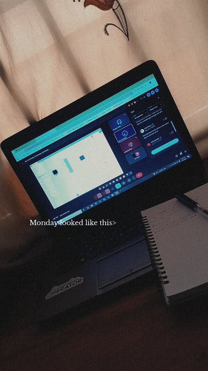 LizzieFavour's tweet photo. Day 1 of becoming a designer who actually builds.

@Joe_brendan_ is teaching us how to move beyond just designing interfaces and actually build functional MVPs using AI, and we started from the basics

I'm soooo excited for what's ahead https://t.co/hg25KF84Br