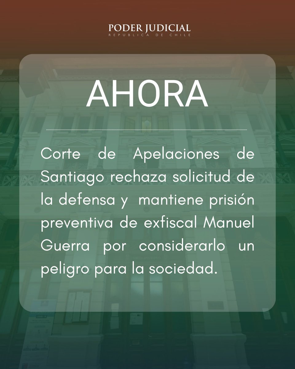 Poder Judicial Chile tweet media