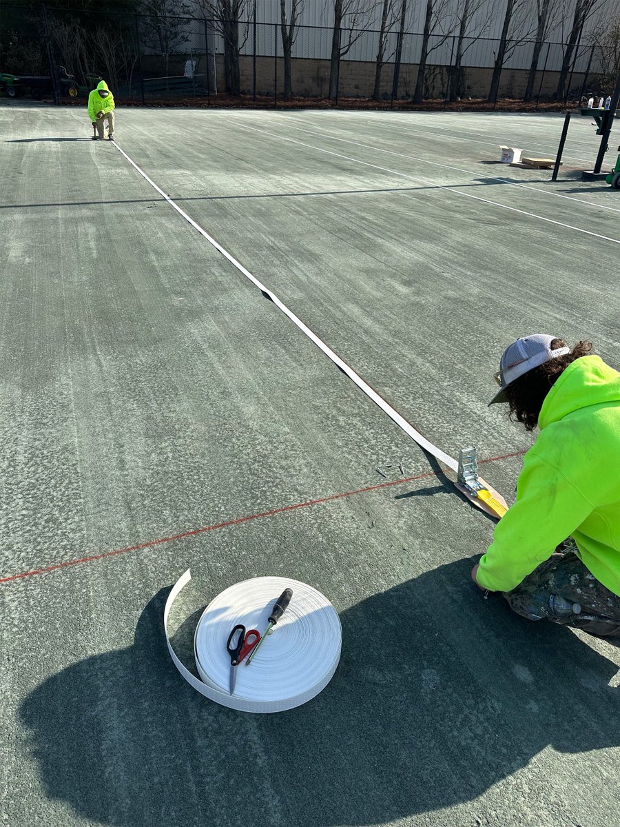Keystone_Sport's tweet photo. It’s that time of year again! Our crews are out getting Har-Tru courts ready for the season! If your court is in need, find out why others continue to return year after year and reach out to us today.

#EngineeredForPerformance #Keystone #KSC #KeystoneAthlete https://t.co/OdHG5HXeYb