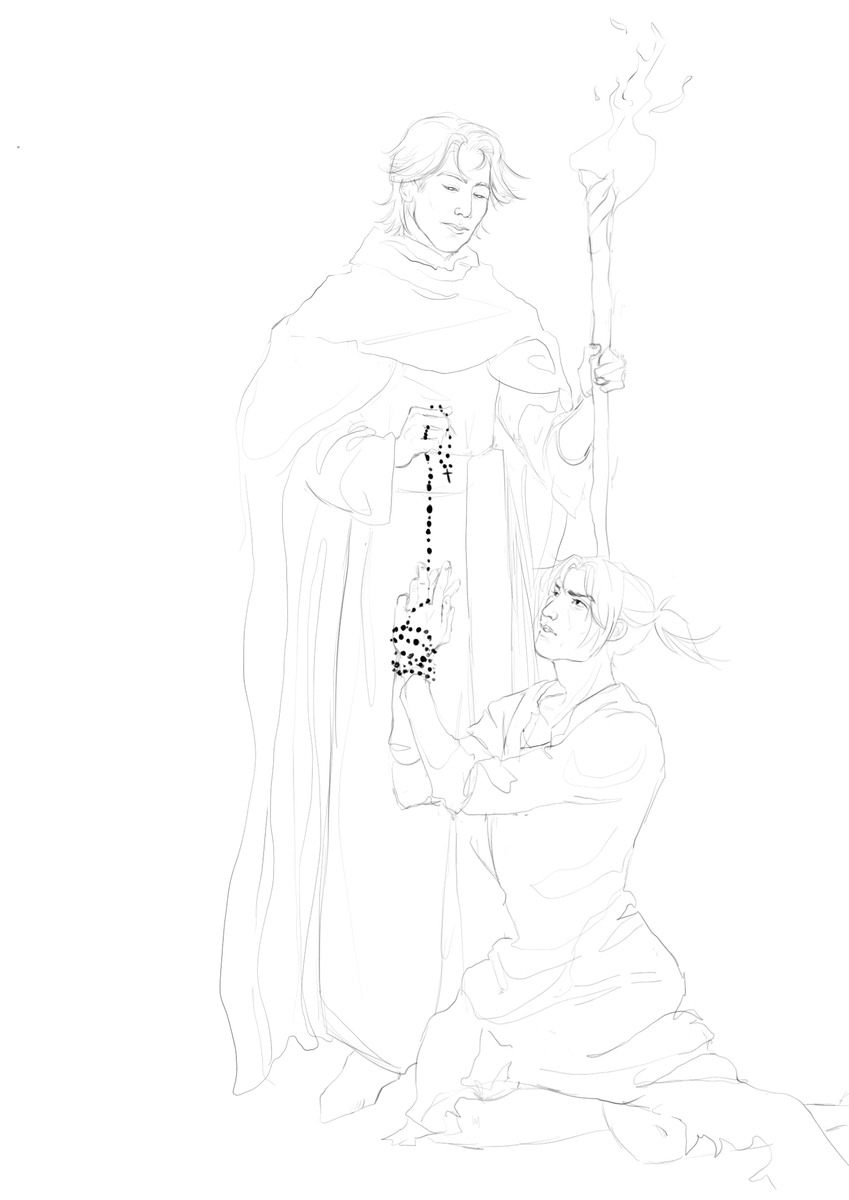_nikiforova_'s tweet photo. "By making himself a priest, he made himself a demon."  Hunchback of Notre Dame AU.  

[Pic by the amazing @/opale.scent (on IG)  🧡 ]

#albertjamesmoriarty #sherlockholmes #sherbert #yuukokunomoriarty #yuumori #MoriartyThePatriot https://t.co/jjRR8YNZsd