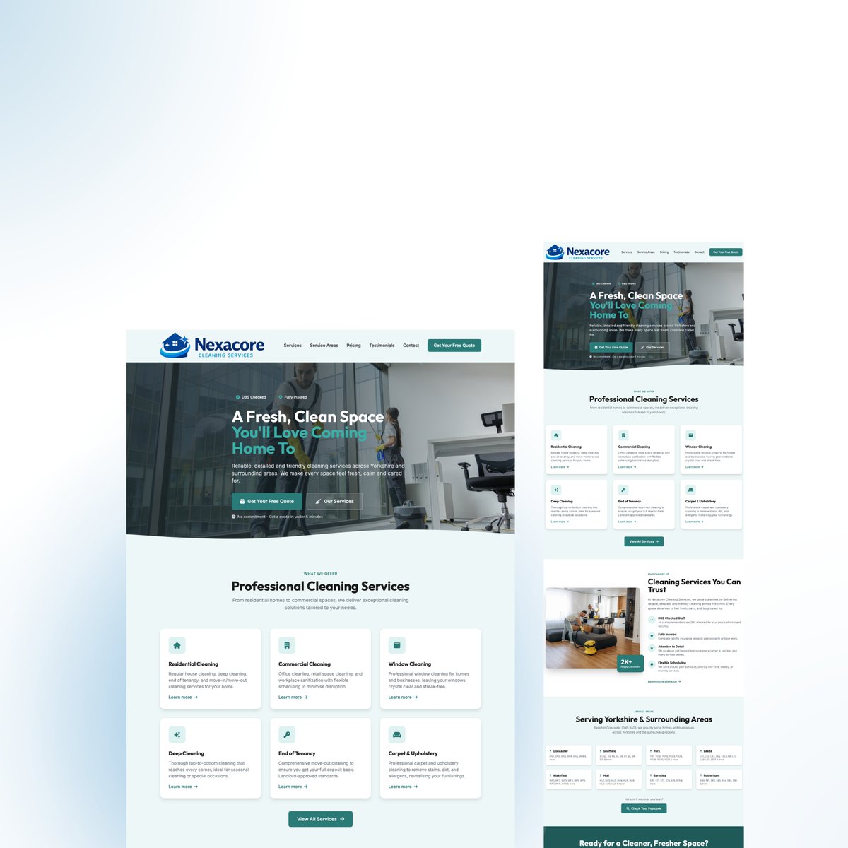 rahimulislam_'s tweet photo. Cleaning Company Website 🧼✨

Clean design. Fast loading. Built to get more clients.

Your business deserves a professional online look that converts visitors into real customers.

DM us your project 📩

#CleaningWebsite #LocalBusiness #WebDesign #SmallBusiness #ServiceBusiness https://t.co/iQeQ2zpgwb