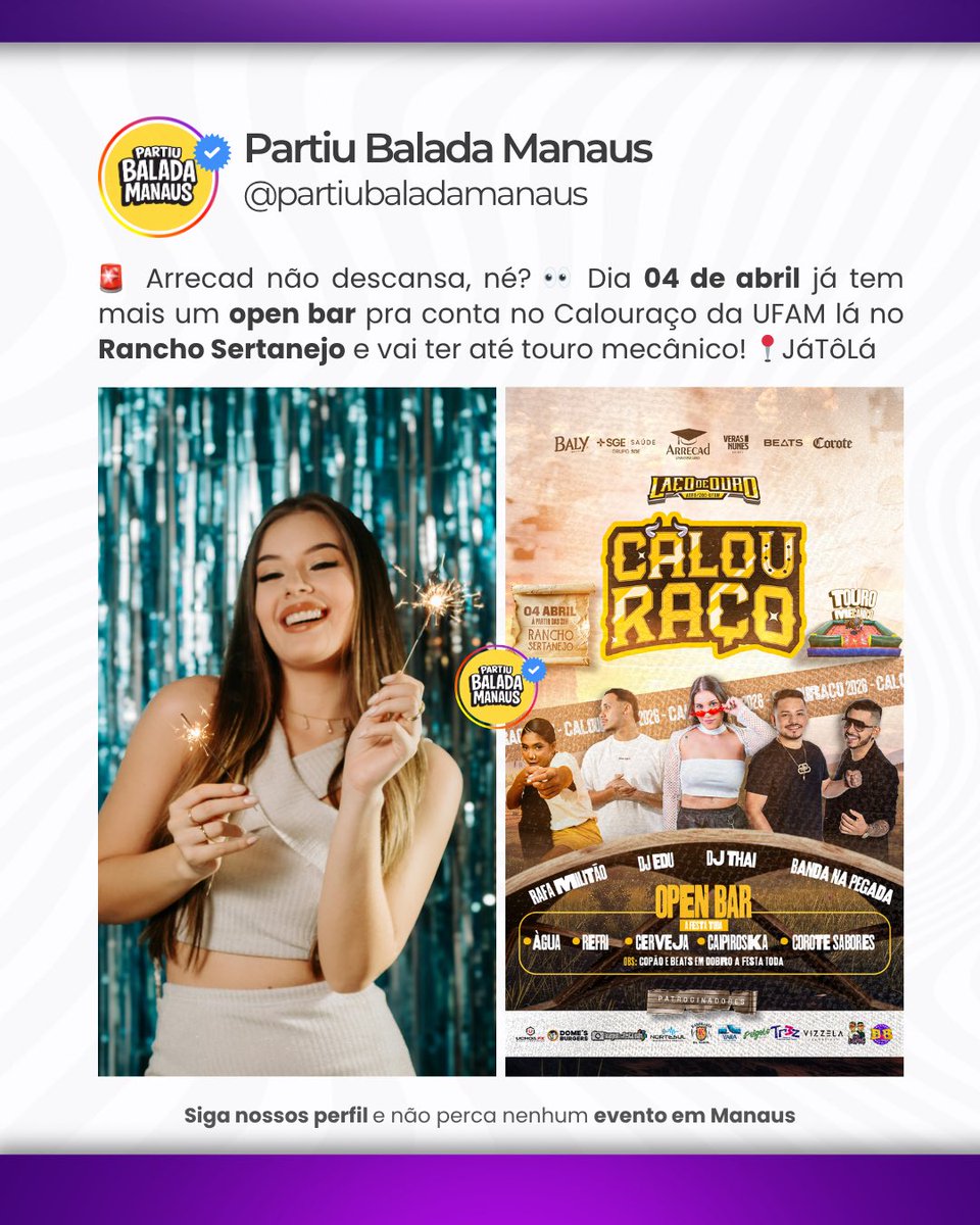 Partiu Balada Manaus tweet media