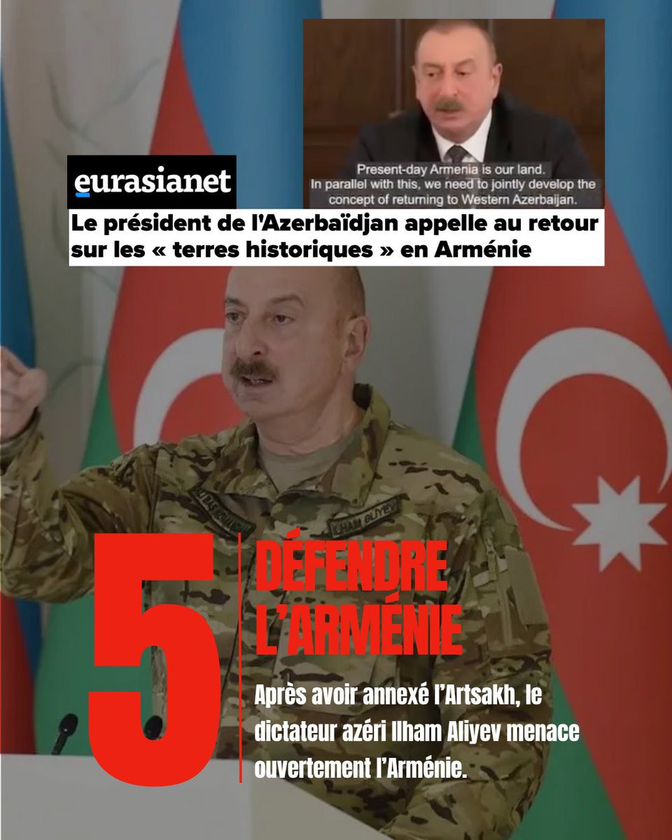 5 raisons de se mobiliser le 24 avril prochain.

111 ans après le premier #génocide du XXème siècle, le combat continue pour la cause arménienne.

Soyons au rendez-vous ✊ (2/2)