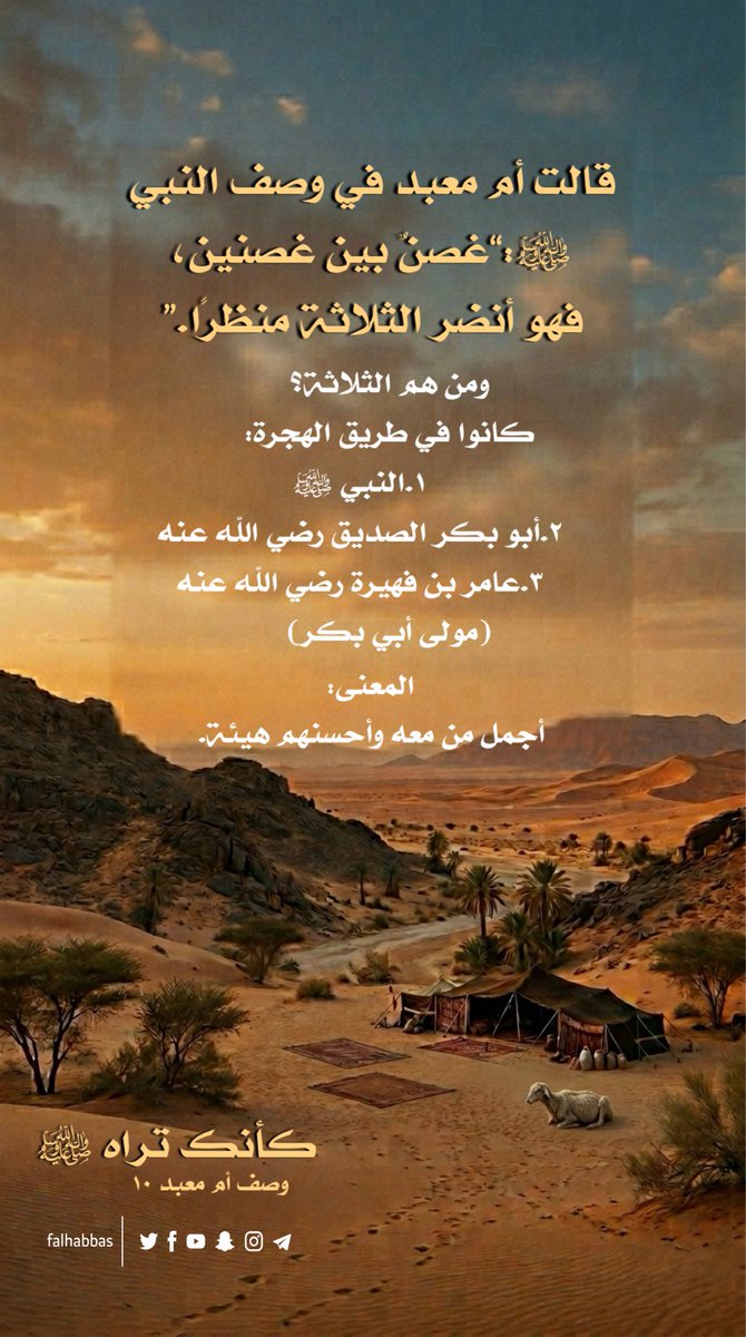 Falhabbas's tweet photo. #كأنك_تراه_ﷺ_وصف_أم_معبد https://t.co/cSPaeifR1E
