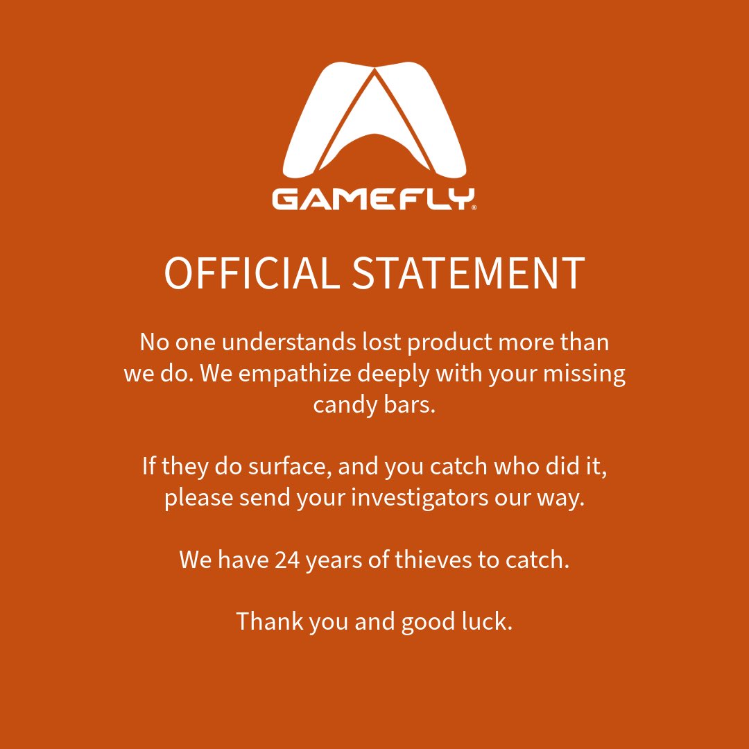 GameFly tweet media