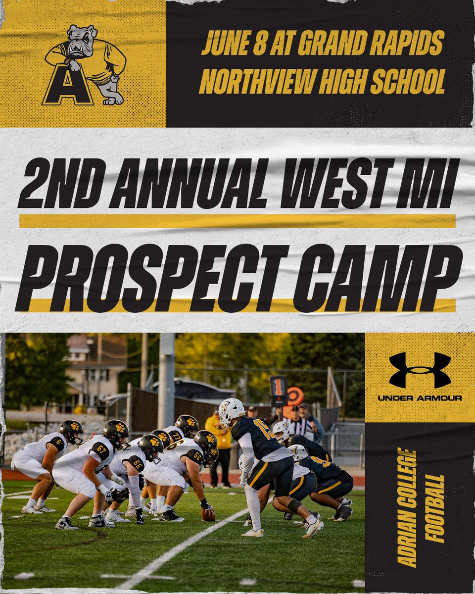 Adrian College Football tweet media