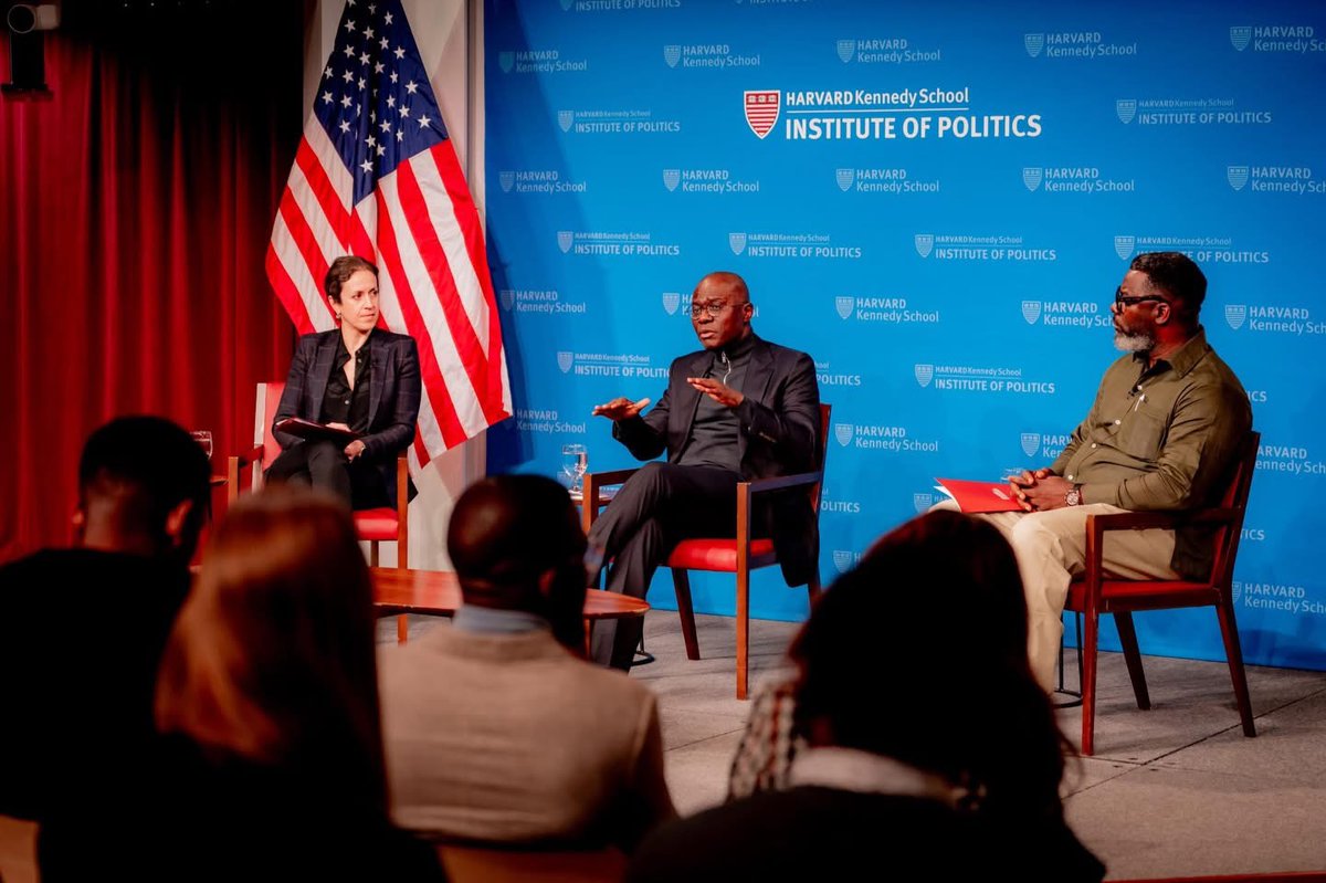 ler_smart's tweet photo. A few weeks ago, I had the privilege of joining Governor Babajide Sanwo-Olu at the John F. Kennedy Jr. Forum at the Harvard Kennedy School for a conversation on the future of African cities. As a recent Harvard graduate, it marked the second time I witnessed Governor Sanwo-Olu speak at Harvard, the first being when he served as a guest lecturer in my Entrepreneurship and Africa Rising class at Harvard Business School taught by Professor Hakeem Belo-Osagie.

Hosted at the JFK forum by Prof. Zoe Marks,  joined by Mayor of Monrovia, Liberia; Gov. Sanwoolu's presentation made a compelling case for Lagos as the face of Africa’s urban future. The state generated $821.9 million in internal revenue last year, accounting for roughly 35 percent of Nigeria’s total, and attracted $2.73 billion in capital inflows in just the third quarter of 2025 alone. 

Lagos is now home to more than 2,000 startups and has been recognized as the world’s fastest-growing tech ecosystem. 

Through the Lagos THEMES+ agenda spanning across transportation, technology, tourism, security, and social inclusion and  infrastructure like the Blue and Red rail lines already reshaping mobility, the Governor made clear that Lagos is not simply managing growth; it is deliberately directing it, and its story is inseparable from Africa’s broader rise.