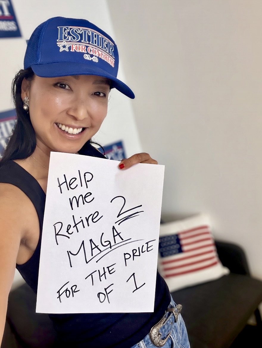 Esther for Congress tweet media