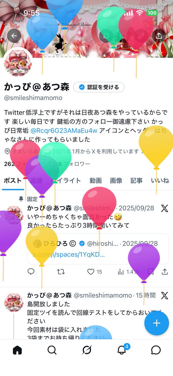 かっぴ@あつ森 tweet media