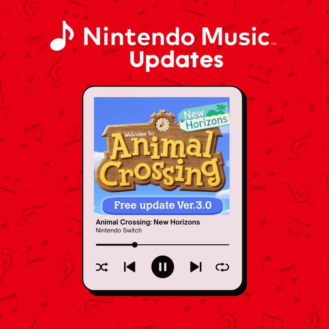 Nintendo Music Updates tweet media