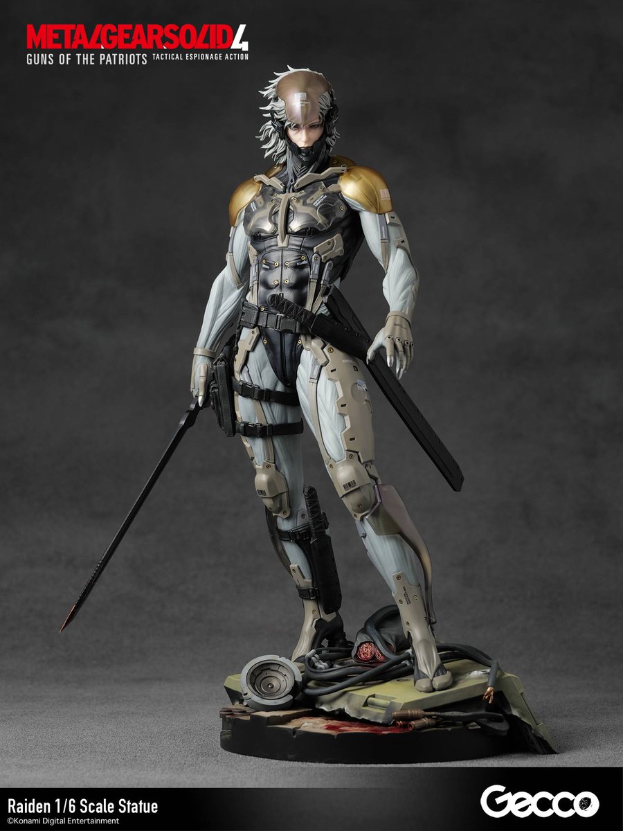 Nin_Nin_Game's tweet image. Steel, resolve, and an unbreakable will ⚔️

Raiden from METAL GEAR SOLID 4: GUNS OF THE PATRIOTS arrives as a stunning 1/6 scale statue, capturing a dramatic moment alongside the wreckage of a Gekko.
Pre-order now 👉 bit.ly/4s0AMBt

#MetalGearSolid #Raiden #Statue