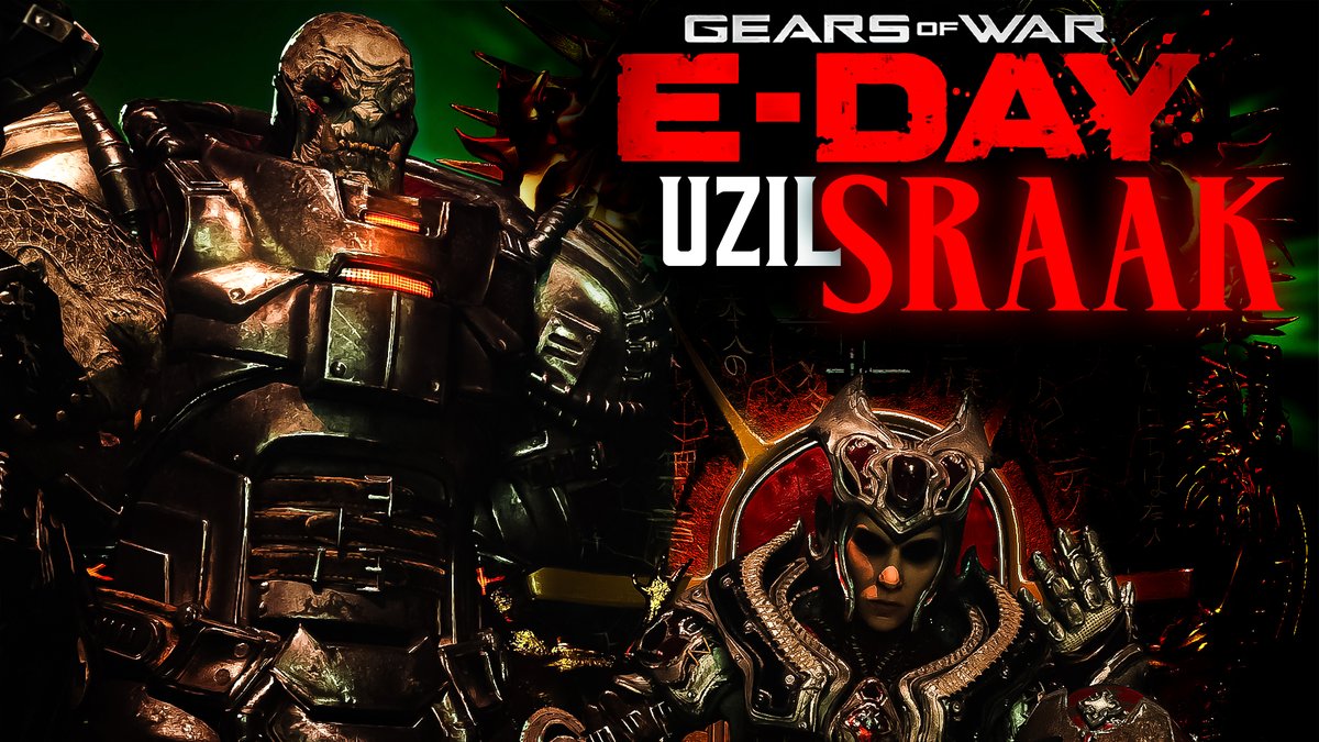 Syrax_og's tweet photo. Hoy es un gran día para gears of war! y justo acabo de subir un nuevo video sobre el primer general de horda Locust. Uzil Sraak, Te cuento su Historia📕

📼 https://t.co/wkDKlUHb82
📼 https://t.co/wkDKlUHb82

#gearsofwar #sraak #gearsofwarEday #XboxShowcase https://t.co/vqB0YJZFp7