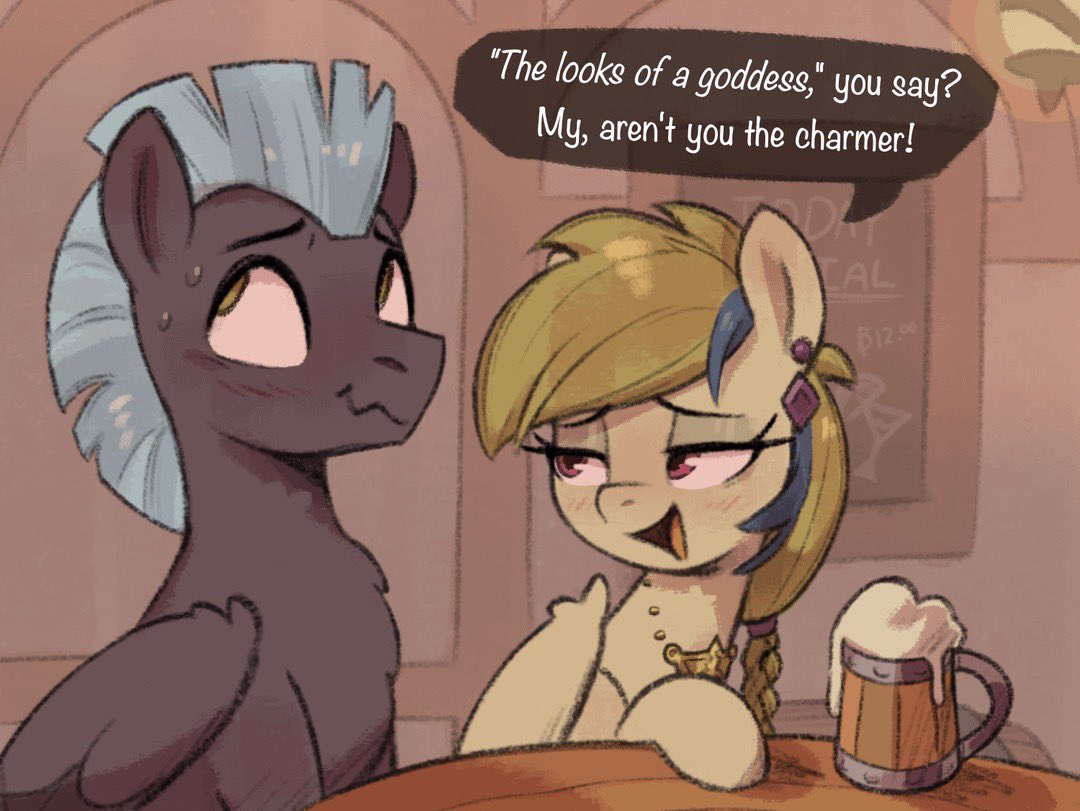 Queen Celestia And King Seloris tweet media