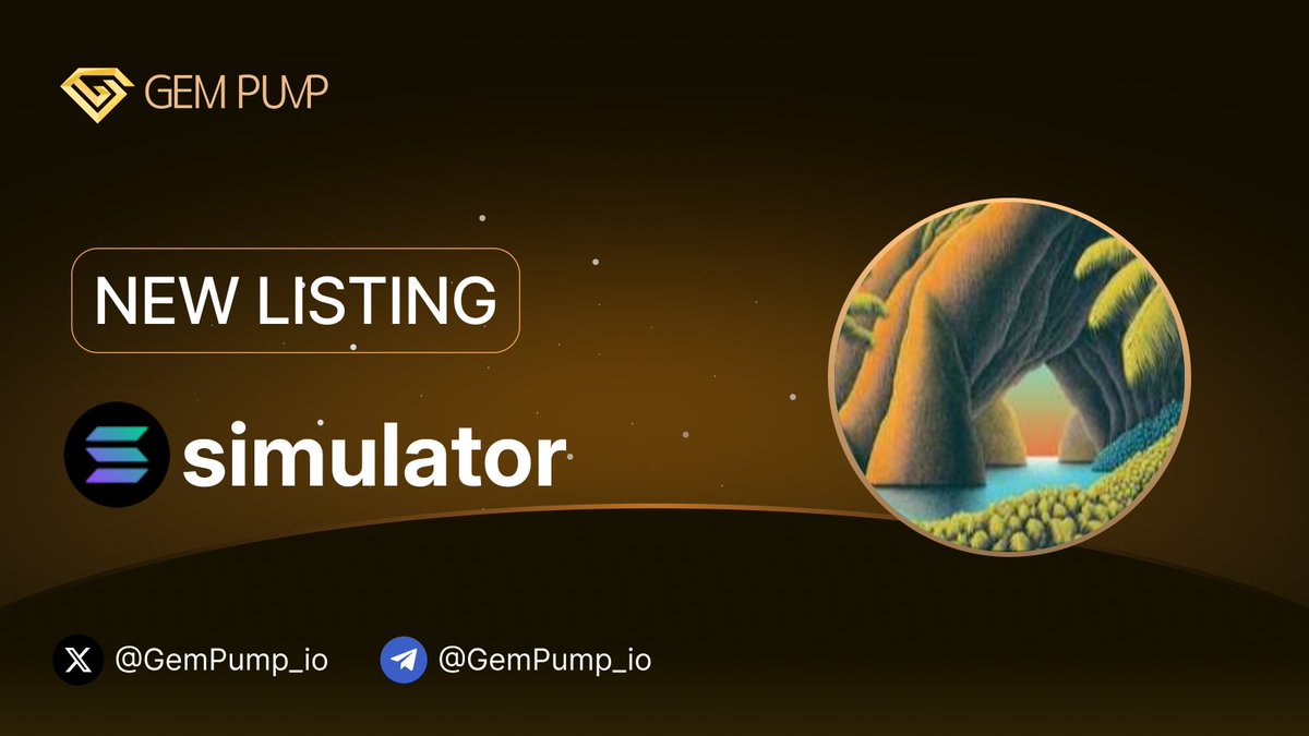 Gempump_io's tweet image. 👏 #SIMULATOR listed on GemPump.io 

📄 CA:8hnMfF4XL717GVwzDmvqjJvULozKW6w7BhHFABjvHje4

 ✖️ X：x.com/i/communities/…

💎 GemPump：gempump.io/token/simulator

#NewListing #GemPump #100xGem