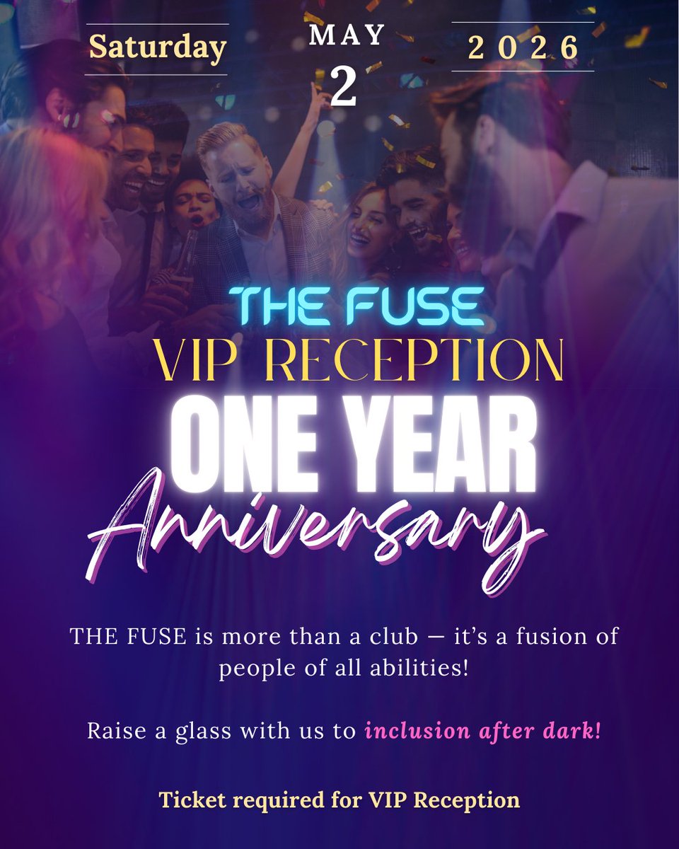 OBIWorks's tweet photo. One year ago, THE FUSE opened its doors — and nightlife changed for our community.
On May 2, we celebrate that milestone with a special VIP Reception, and we want you to join us!
4:30–6:30 PM
Ticket required for VIP Reception ➔ https://t.co/dmFpQ0Ey8u... https://t.co/x5l7eYBMKQ