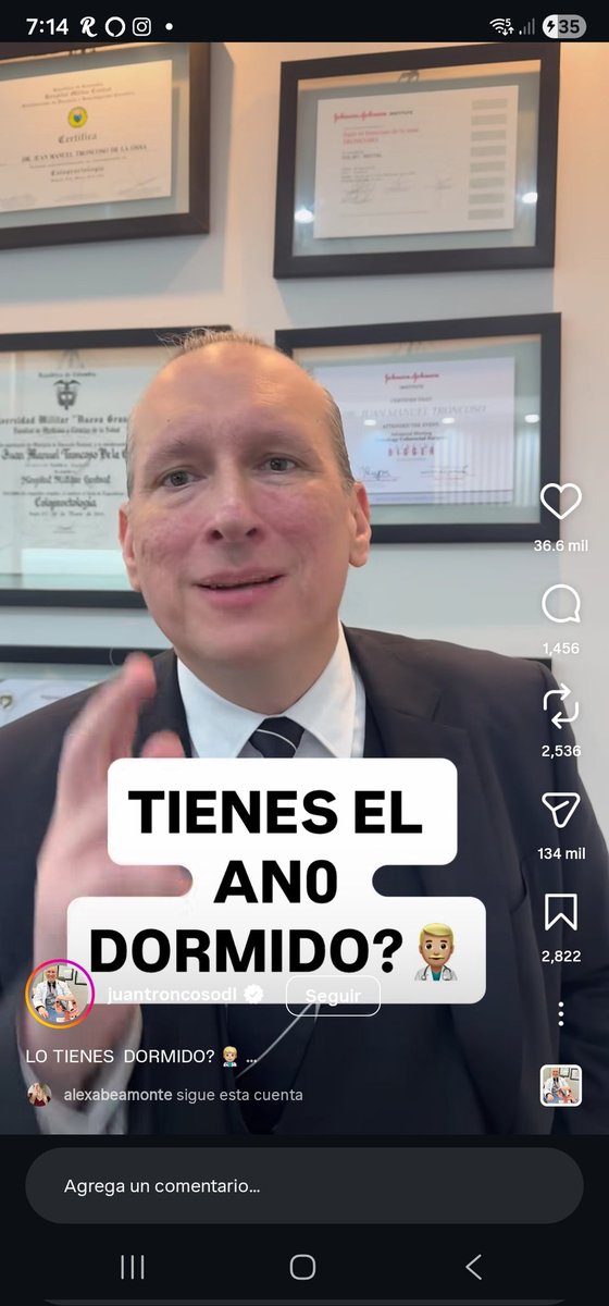 Ora... esta bien que el celular nos espié y que sabe que los Anestesios estamos mucho tiempo sentados, pero ya se paso de confianzudo, por que me manda esos videos?