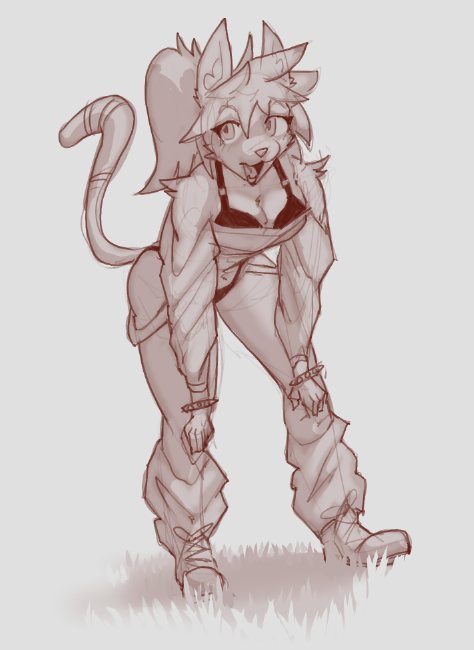 Little sketch I cleaned up between rounds of marathon lmao