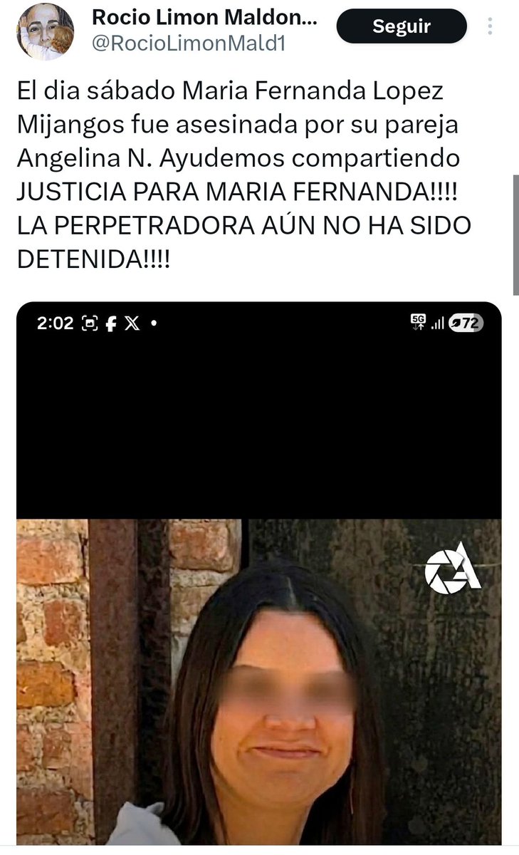 contramascaras's tweet photo. 🔵Familiares y activistas piden ayuda para localizar a Angelina “N” por su probable participación en el femenicidio de M.Fernanda López M.🔵El hecho ocurrió el 28 de marzo en Lomas de Angelópolis🔵Trasciende que Angelina es hermana de funcionaria del @Gob_Puebla @FiscaliaPuebla https://t.co/Uw0hoK723a