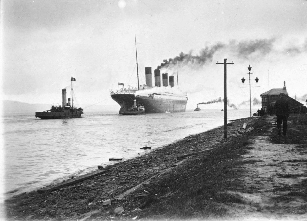 MeriaRmsTitanic's tweet image. 2nd April 1912, at 8.00 pm, #Titanic leaves #Belfast for #Southampton. A fire begins in the coal bunker between the boilers 5 &amp;amp; 6.
#OTD #TitanicTimeline #TitanicAnniversary #RMSTitanic #Titanic114 #Titanic2026 #OnThisDay