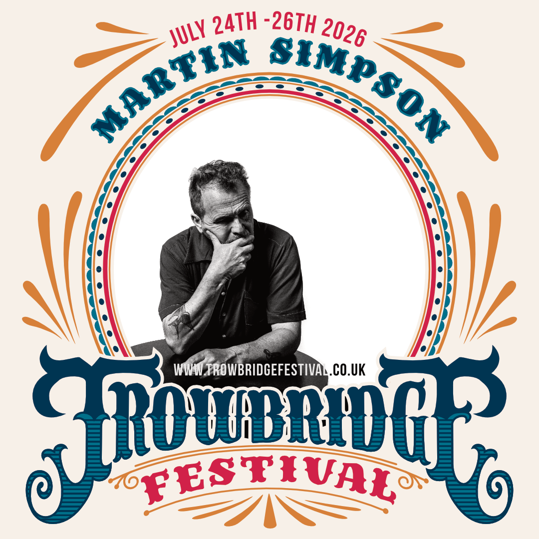 Trowbridgefesti's tweet photo. 🎸 @msimpsonian live at Trowbridge Festival 2026!

Catch the legendary folk guitarist on Sunday 26th July 🌿 A master of storytelling &amp; acoustic brilliance 🎶
#TrowbridgeFestival #FolkMusic #LiveMusic https://t.co/z4z4bSw0lv