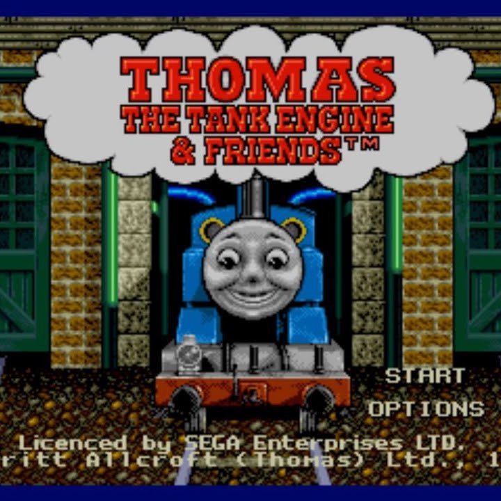 InspectorLost's tweet photo. In "Thomas &amp; Friends" for the Sega Mega Drive, if your console has a specific memory address when it boots up, Toby is impossible to beat in Race Mode.

It is possible that this was purposefully included by the developers to encourage players to take a break. https://t.co/N0lDAYnpCS