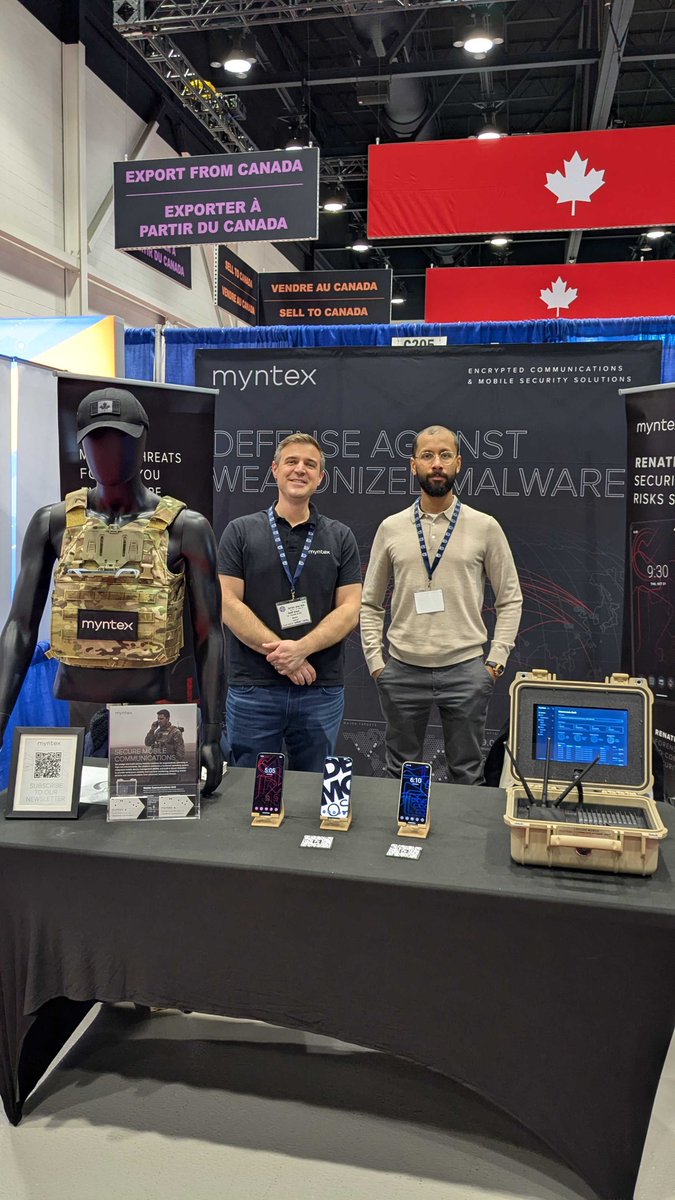 Thank you #DEFSECWest for an incredible conference last week!

We showcased our #securecommunications platform #ChatMail and our custom-built #RenatiOS with OS-level MDM and threat detection. 

Great conversations, strong partnerships, and exciting opportunities ahead!
