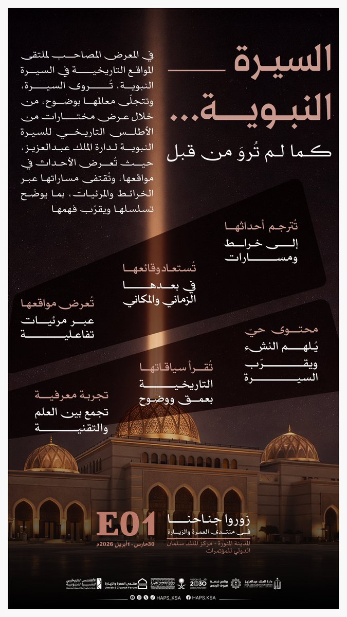 الأطلس التاريخي للسيرة النبوية tweet media