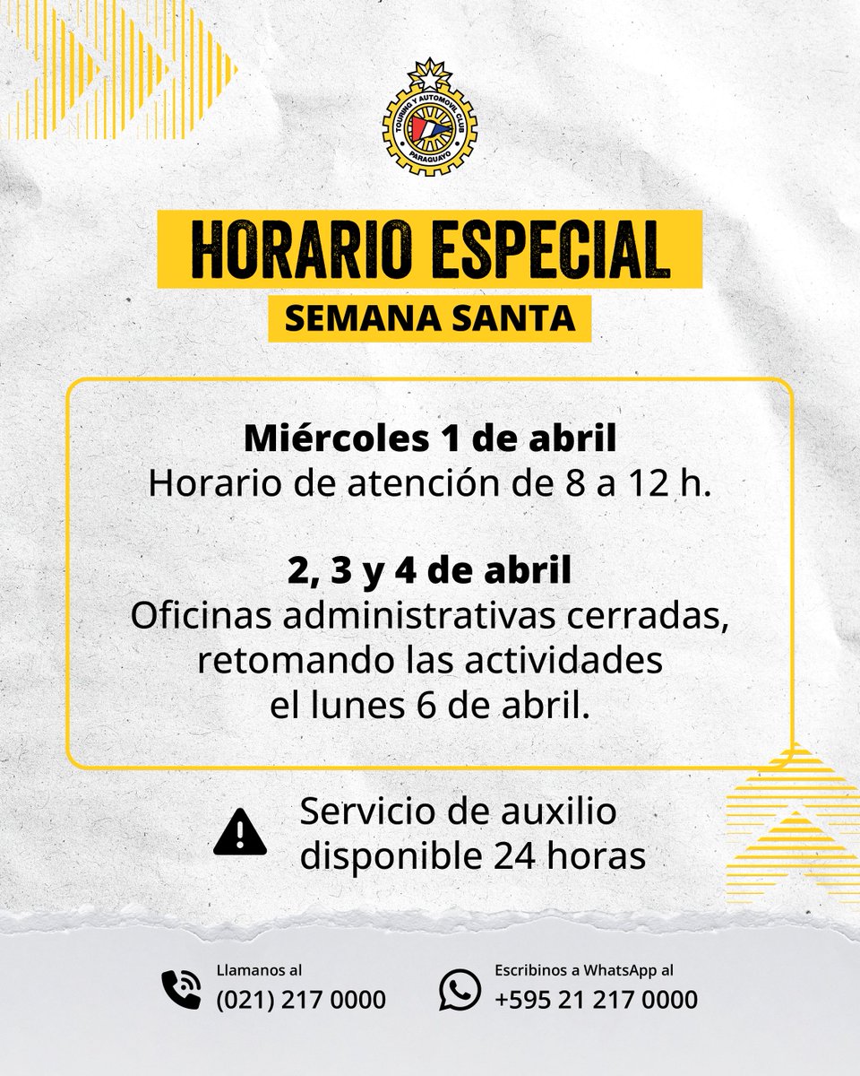 Touring y Automóvil Club Paraguayo tweet media