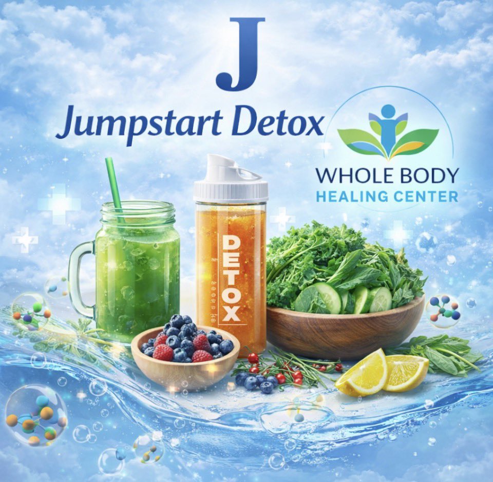 wbhealingcenter's tweet photo. J = Jumpstart Detox

Your body detoxes daily…

But toxins today overload the system.

If you feel:
• tired
• foggy
• inflamed

It may be time to detox.

#DetoxifyOrDie #RootCause
#lewisvilletx #wbhc #naturopthicdoctor #dfw https://t.co/RrU082iKGC
