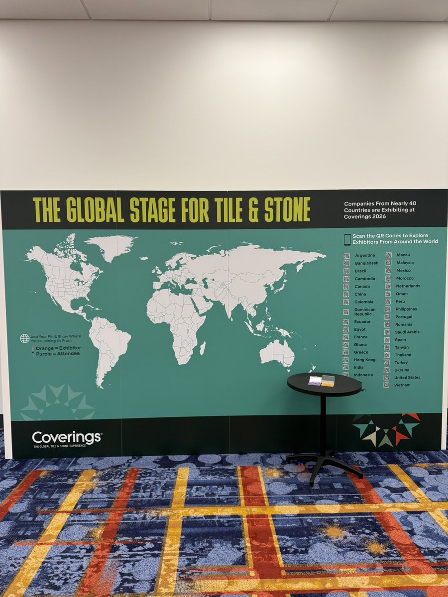 RockofAgesCons's tweet photo. @Coverings https://t.co/Jqx18Vc8iL