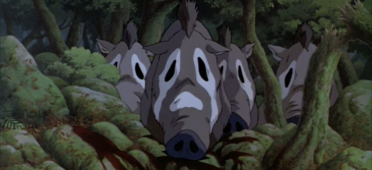 CheesyAxe's tweet photo. @mawphead Reminds me of these freaks from Princess Mononoke https://t.co/bQQTROQ4kU