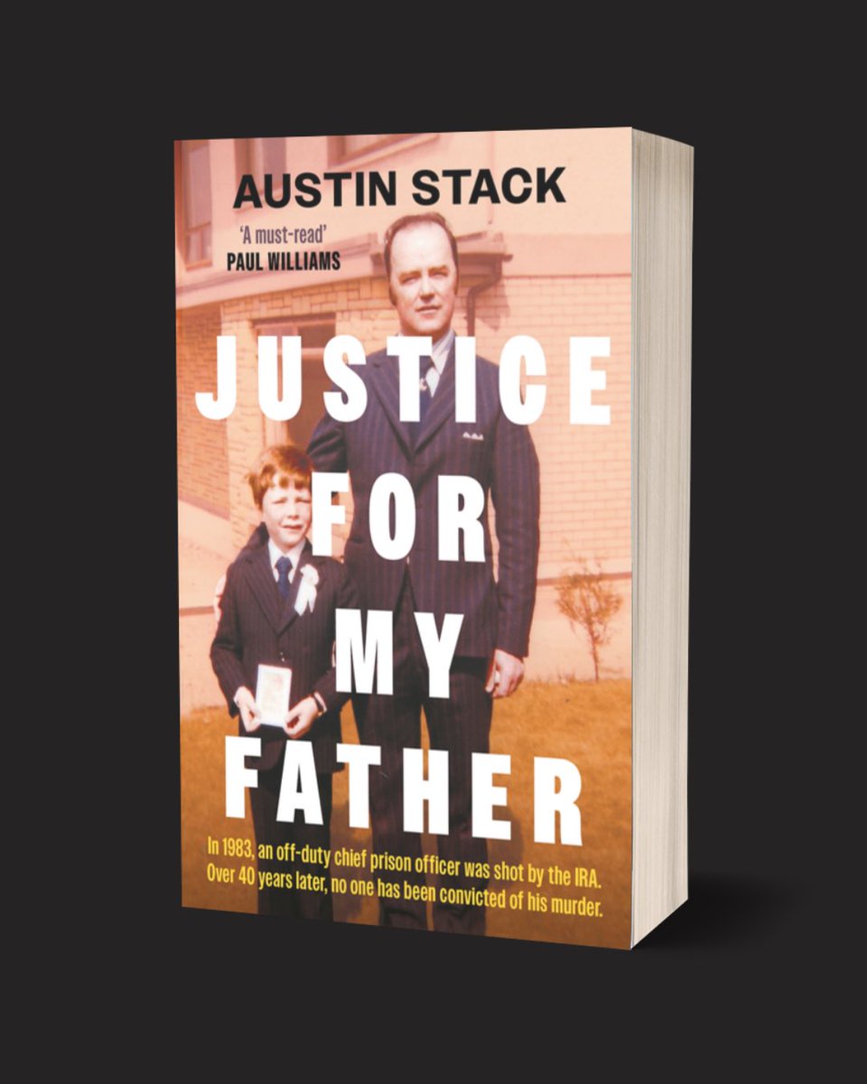 adstack68's tweet image. New cover design, same book. If you want some Easter reading &amp;amp; want a genuine account about a murder from The Troubles pick up a copy of my book in all good bookshops or online: geni.us/JusticeForMyFa… 
@GillHessLtd @eriu_books #Books #TrueCrime #IRA #Justice #Victims