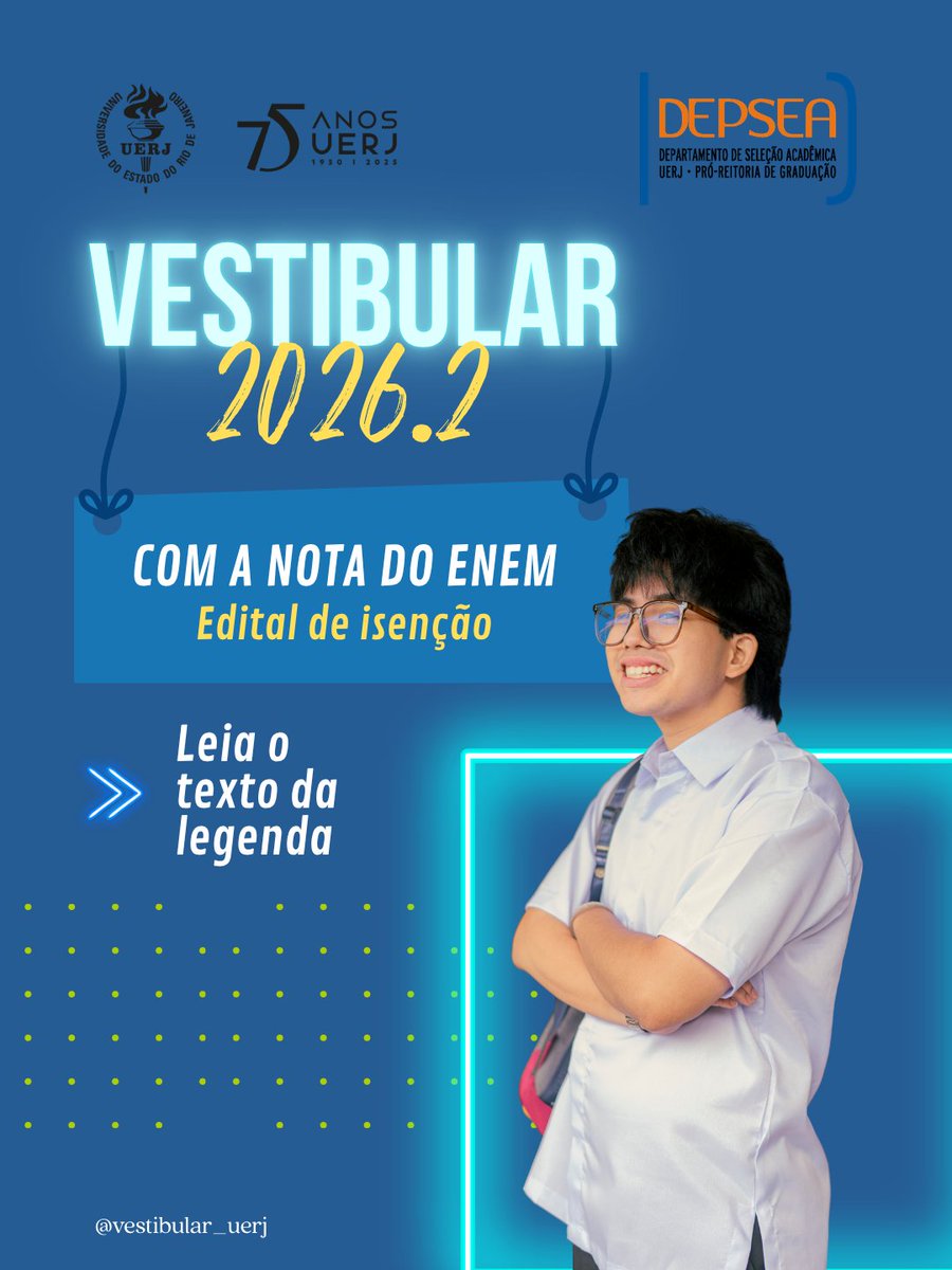 Vestibular UERJ tweet media